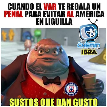 Cruz Azul y América acaparan el humor de los memes