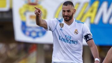 Benzema: capitán en su partido 400 en el Madrid y goleador