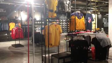 Descubriendo el Wanda: Así es la espectacular tienda del Atleti