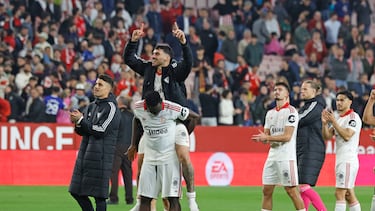 Celebración sevillista.