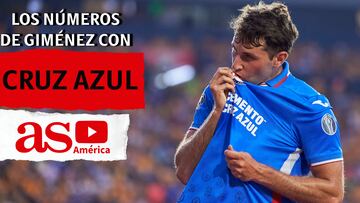 Los números que dejará Santiago Giménez en Cruz Azul