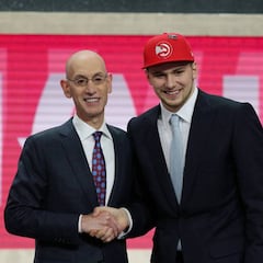 Así fue el momento de la elección de Doncic como Nº3