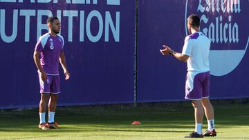 Valladolid. 10/7/2023. Primer entrenamiento del Real Valladolid de la temporada 2023/24. 
Photogenic/Miguel Ángel Santos 