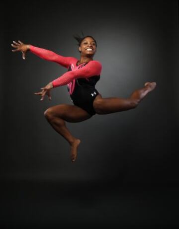 La gimnasta Simone Biles.