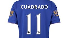 Cuadrado llevará el 11 histórico de Drogba en Chelsea