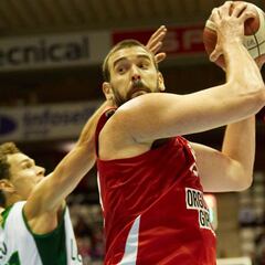 Marc Gasol reina en la LEB Oro