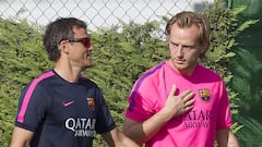 Rakitic: "Me tiraría de un puente por Luis Enrique"