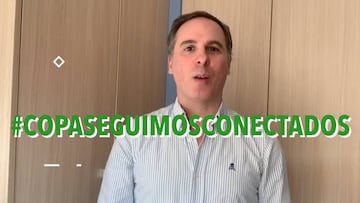 Manu Sainz nos deja un mensaje a todos para el torneo FIFA #CopaSeguimosConectados