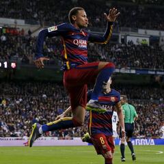 El Madrid se libra de Neymar, una pesadilla en el Bernabéu