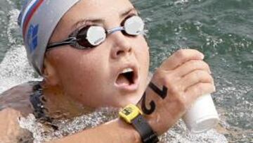 <b>DE HIERRO.</b> La rusa Larisa Ilchenko se ha impuesto en una de las pruebas más exigentes.