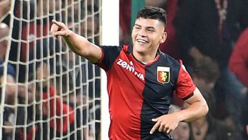 Kevin Agudelo anota en su debut en Serie A con Genoa