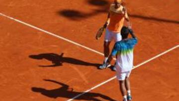 Nadal, con Verdasco.