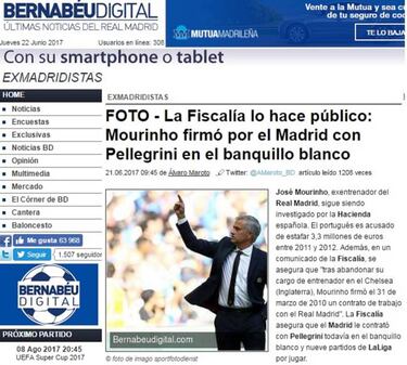 El Real Madrid rebate a la Fiscalía y ataca al Diario AS
