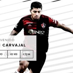 Atlas da la bienvenida a Esteban Carvajal