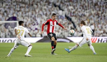 Rodrygo, Dani García y Modric.