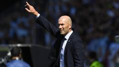 Zidane, en el Celta-Real Madrid (1-3)