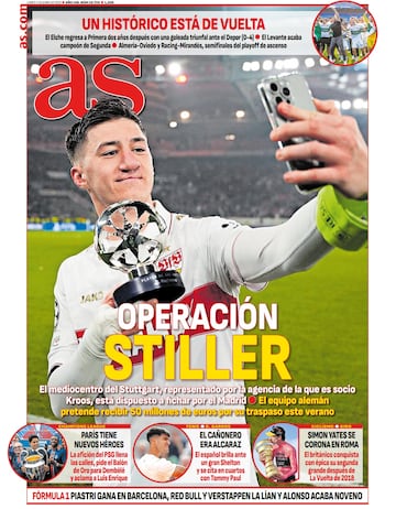 Las portadas de AS de junio
