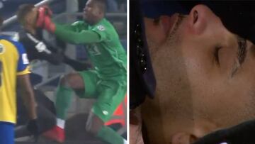Jugador del PSG quedó KO tras un brutal golpe con los puños