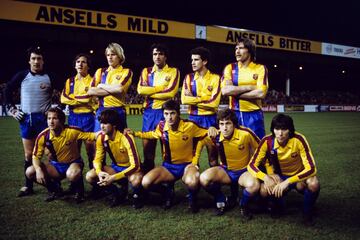 El amarillo se recuperaría como segunda equipación la temporada de 1982-83.