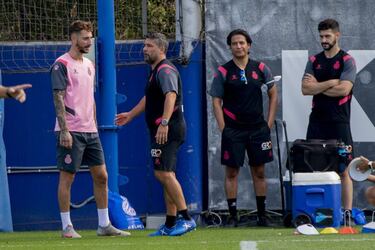 Alarma central en el Espanyol: Calero y David, con problemas