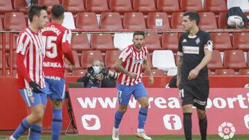 Real Sporting 2-1 Amorebieta: resumen, goles y resultado