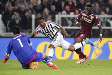 El colombiano anotó su primer gol con la Juventus 