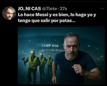 Los mejores memes de la visita sorpresa de Messi al Camp Nou