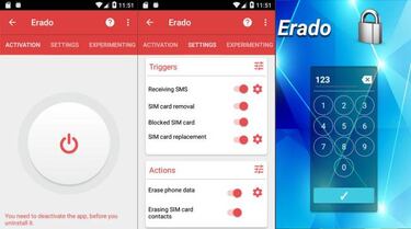 Erado borra el contenido de tu móvil sin Internet