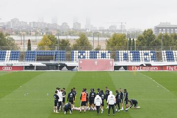 Solari's first day as Real Madrid coach.