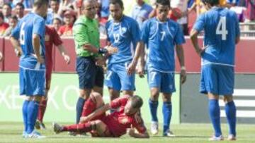 Jordi Alba, lesionado.