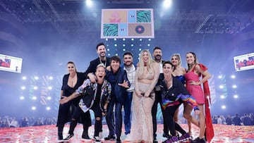 Los presentadores de los premios Los40 Music Awards 2022.