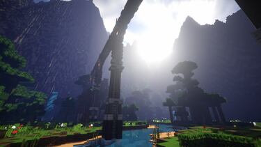 Así es Anor Londo de Dark Souls en Minecraft