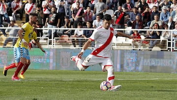 22/04/17 PARTIDO SEGUNDA DIVISION 
 RAYO VALLECANO - LUGO 
 PRIMER GOL JAVI GUERRA LANZAMIENTO PENALTI 1-0 