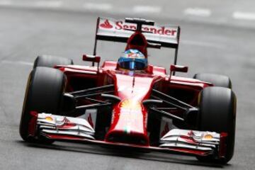 Fernando Alonso en el Gran Premio de Mónaco.