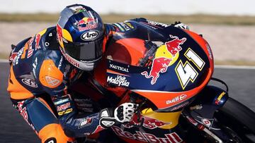 Brad Binder en Montmeló.
