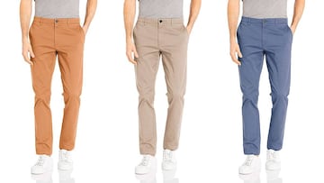 El pantalón chino que tiene más de 2.000 valoraciones en Amazon: 17 colores y todas las tallas