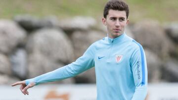 Laporte during training with Athletic Club.