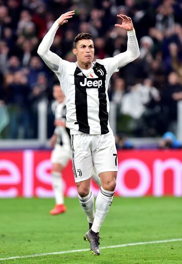 12 de marzo de 2019. Partido de vuelta de los octavos de final de la Champions League en Turín frente a la Juventus (3-0). Cristiano Ronaldo marcó el 1-0.