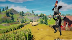 Fortnite: vuela 20 metros con un pollo