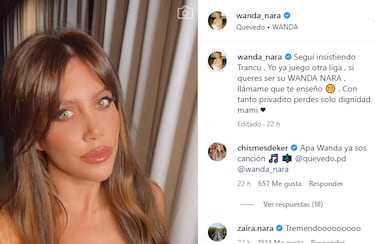 Quevedo le dedica una cancin a Wanda Nara y esta reacciona con una dura indirecta