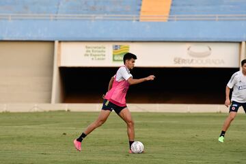 La Selección Colombia tuvo su primer entrenamiento con miras a la tercera fecha del Grupo de la Copa América ante Perú.