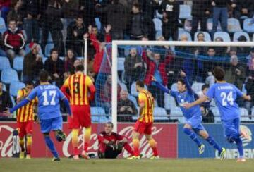 Gol 1-0 de Escudero jugador del Getafe