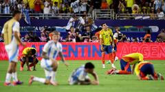 Colombia cae ante Argentina en la final de Copa América