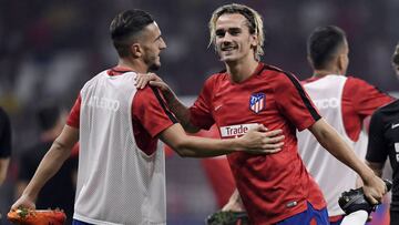 Koke junto a Griezmann.