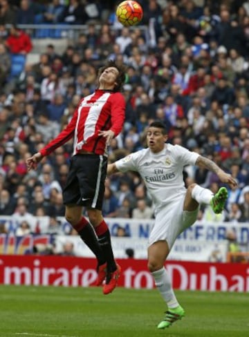 El colombiano se lució en su mejor partido de la era Zidane 