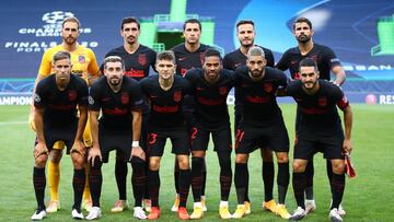 Alineación del Atlético contra el Leipzig
