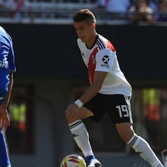 Santos Borré y sus razones para seguir en la titular de River Plate