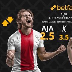 AFC Ajax vs. Eintracht Frankfurt: horario, dónde ver, pronósticos y cuadro