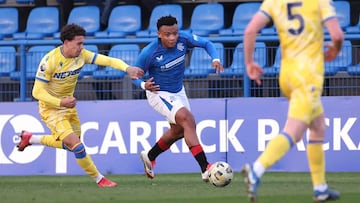 Óscar Cortés, atacante colombiano de Rangers