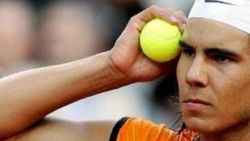 <B>TERCERA.</B> Nadal jugará en Roma su tercera final consecutiva de la temporada.